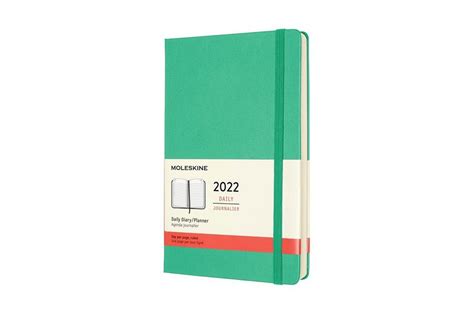 Moleskine Buchkalender 12 Monate Tageskalender 2022 Fester Einband