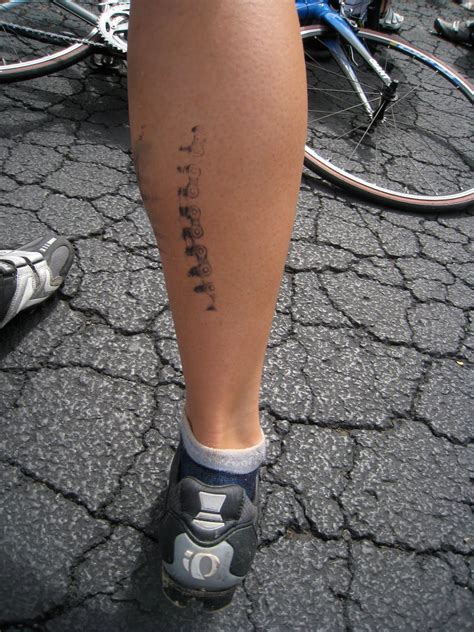 Cycling Tattoo Gear Tattoo Bicycle Tattoo Bike Tattoos Skull