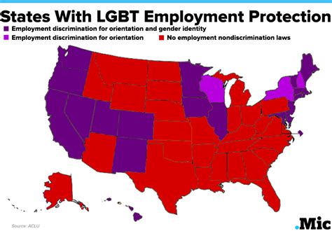One Map Shows Where You Can Still Be Fired For Being Gay In 2015 Mic