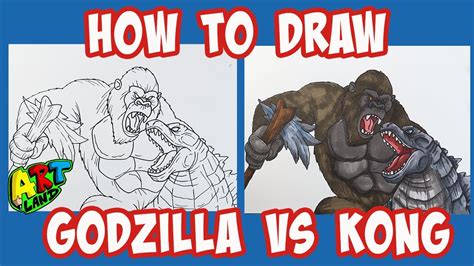 How To Draw Godzilla Vs King Kong 2021 Godzilla Vs Kong Has King Kong