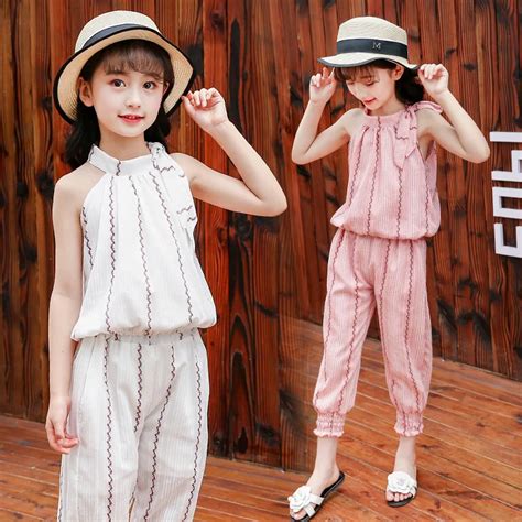 Girls Suits 2019 New Summer Baby Girls Sets Fashion Children Little