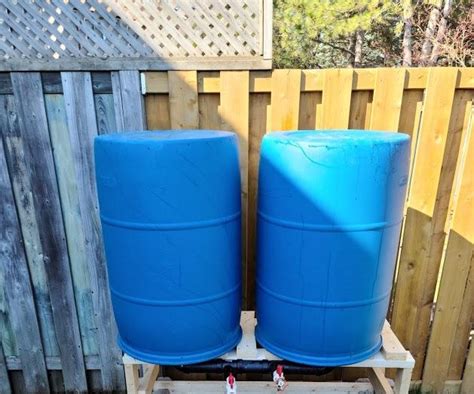 Water Barrel Stand For Garden Water Barrels 6 Steps With Pictures