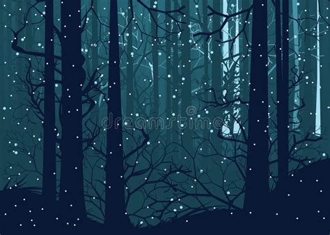 Falling Snow Background Stock Illustration Illustration Of Season