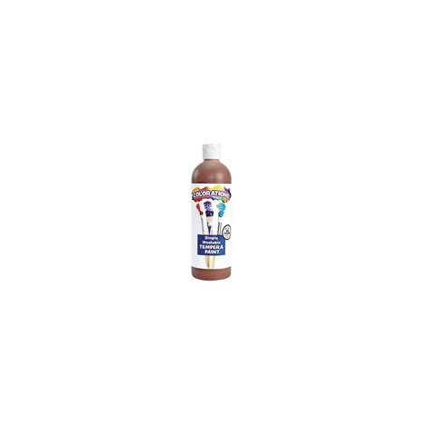 Buy Colorations Washable Tempera Paint 16oz Brown Child Ed