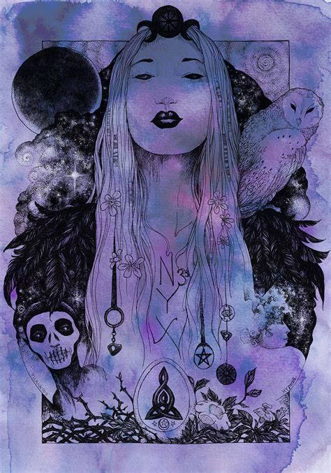 Nyx Crone Queen Of The Night Nomeart By Naomi Cornock