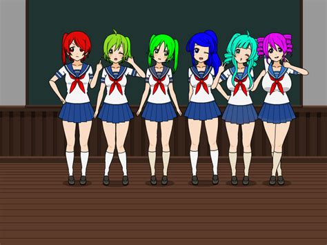 Yandere Simulator Kisekae The Rainbow Girl By Pudding545 On Deviantart