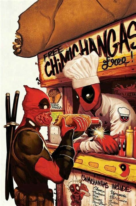 Deadpool Chimichanga Clothes Deadpool Marvel Comics Comic Books