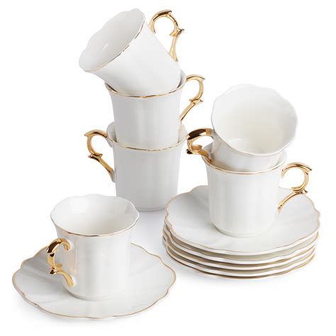Cheap Range Shacos Cups And Mugs Set Of 6 Espresso Cups And Saucers