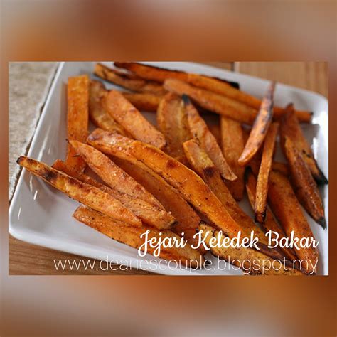 Resepi Jejari Ubi Keledek Bakar Baked Sweet Potato Fries Mrsliezcom