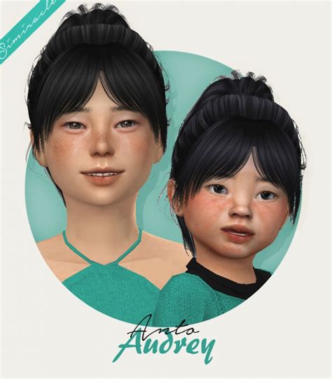 Anto Nhoa Hair For Kids And Toddlers At Simiracle Sims 4 Updates Vrogue