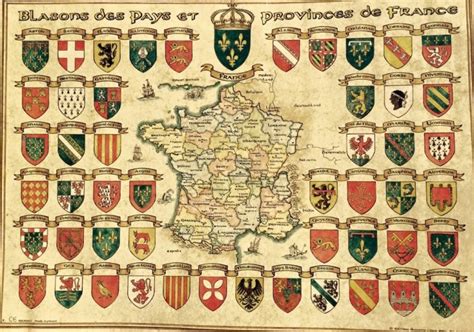 Categoryfrench Historical Provinces And Regions Heraldry Of The World