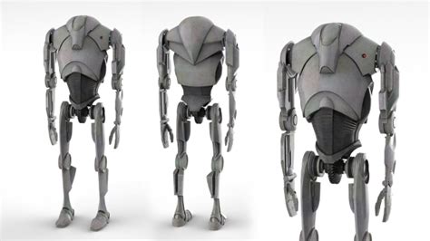 B2 Super Battle Droid 3d Model In Fantasy 3dexport