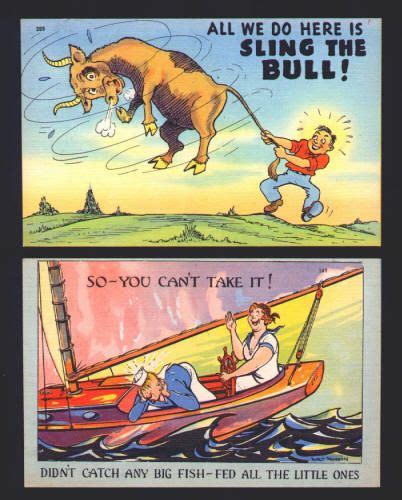 1930s 40s Era Vintage Cartoon Post Cards Vintage Cartoon Post Cards 1930s Cartoons