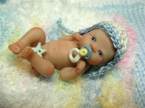 Miniature Polymer Clay Baby Preemie Pinterest Clay Baby Polymer