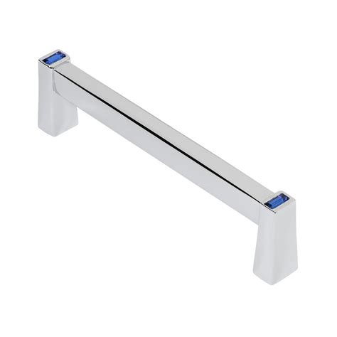 I picked a 3 inch bin cup drawer pulls for all drawers (adding some varitey. Wisdom Stone Long Island 3-3/4 in. Chrome with Dark Blue ...