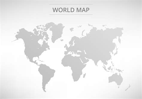 Mapa Mundial En El Fondo Gris Ilustracion Vectorial Vector De Stock Images