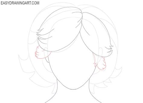 How To Draw Fluffy Hair Easy Drawing Art