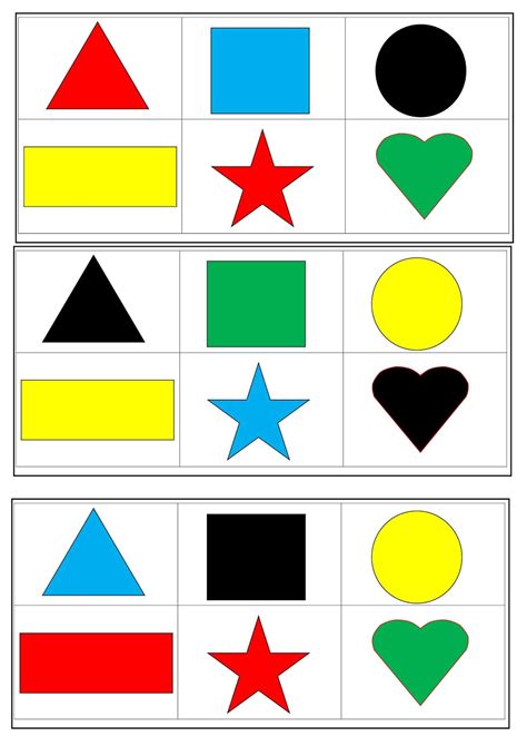 Bingo Das Formas Geométricas Educação Infantil