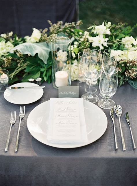 Rounded metals and manufactured filaments are well. 12 Super Elegant Wedding Table Setting Ideas ...