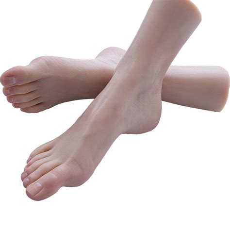 Mannequin Foot Simulation Female Nail Practice Foot Fetish Silicone Feet Model For Footjob Shoes