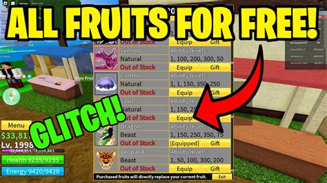 GLITCH HOW TO GET ALL FRUITS IN BLOX FRUITS FOR FREE 2022 2023