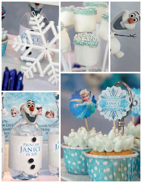 Karas Party Ideas Disneys Frozen Themed Birthday Party With Such Cute
