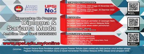 · passed sijil pelajaran malaysia (spm) or equivalent with credit in bahasa melayu / bahasa malaysia or the july paper and passed in sejarah. Permohonan UPSI Ambilan Kedua 2020-2021 Online