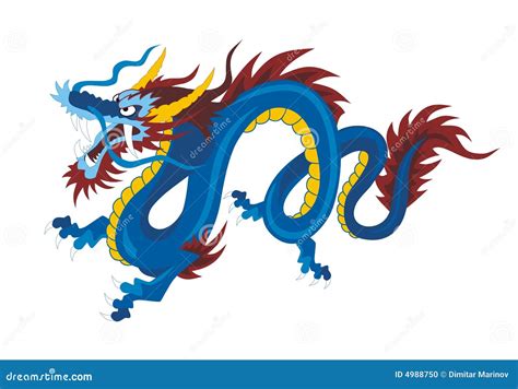 Chinese Dragon Stock Vector Illustration Of Abstract 4988750