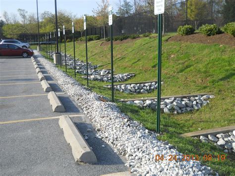 A Grass Swale With Check Dams Photo Courtesy Stormwater Maintenance