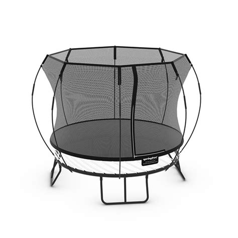 Compact Round Trampoline 8ft Kids Trampoline With Enclosure