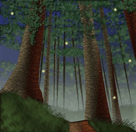 Animated Forest Background 