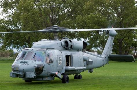 Us Navy Mh 60r Sea Hawk Helicopter Assigned To The Battle Cats Of