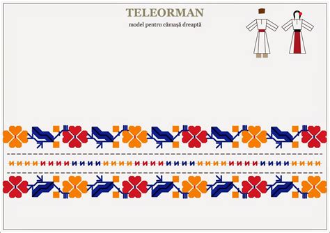 Semne Cusute Romanian Traditional Motifs Muntenia Teleorman Folk Embroidery Embroidery