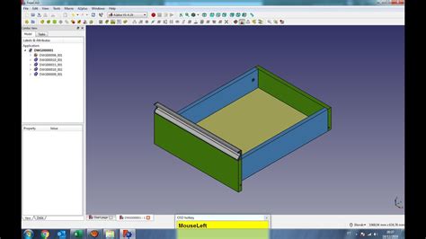 FreeCAD - Assembly drawer - YouTube