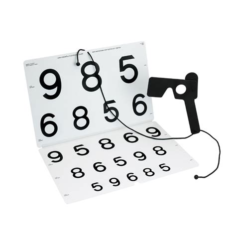 Lea Numbers Chart For Vision Rehabilitation L Bernell Corporation