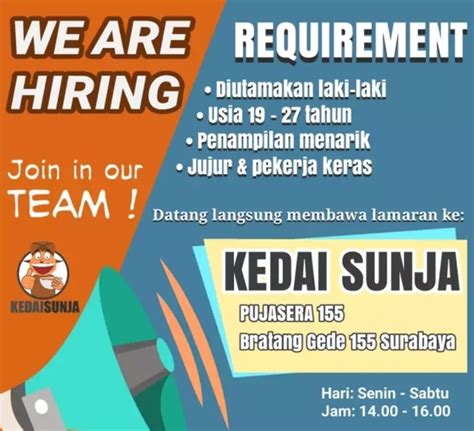 Lowongan kerja terbaru 2020 daerah jepara kali ini datang pt hwa seung indonesia atau pencaker setempat lebih familiar menyebutnya dengan pt hwi jepara. (Lowongan Kerja) Dibutuhkan Karyawan Kedai Seblak di ...