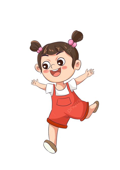 Cartoon Running Girl Png Picture Cartoon Hand Drawing Of Running Girl