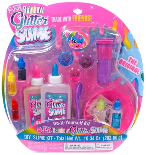 Diy Rainbow Glitter Slime Kit Pre Order Ships December Glitter