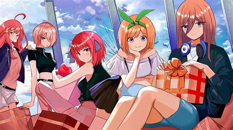 Free Download Hd Wallpaper Anime Anime Girls 5 Toubun No Hanayome