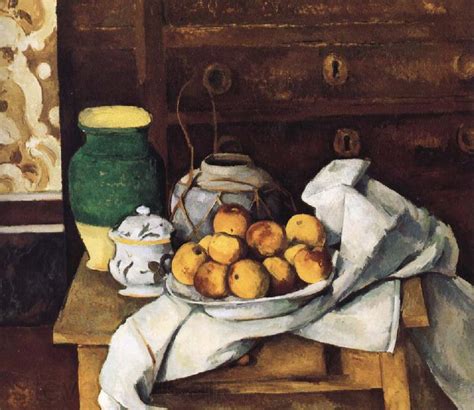Of Still Life With Fruit Paul Cezanne Malmo Sweden Oil Painting