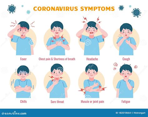 Common Symptoms And Signs Of Leukemia Cartoon Vector Cartoondealer