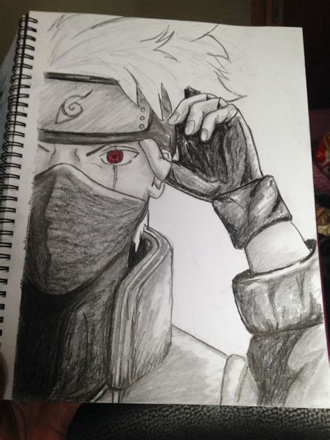 Kakashi Hatake Pencil Sketch Naruto Sketch Drawing Kakashi Drawing