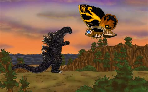 Godzilla X Mothra Showa Era By Anthonygoody On Deviantart