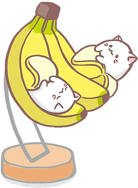 Kawaii Cute Adorable Cat Banana