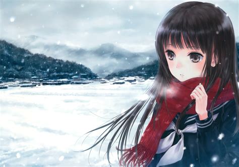 Anime Girl Hd Wallpaper Background Image 3500x2462