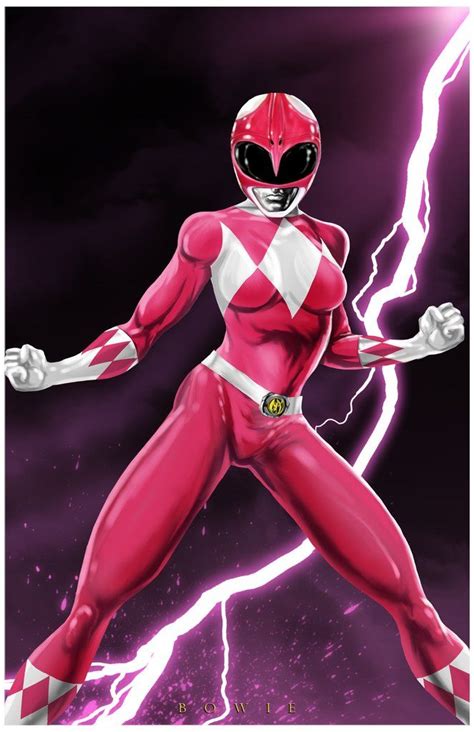 Pink Ranger By Damon Bowie Pink Power Rangers Power Rangers Power