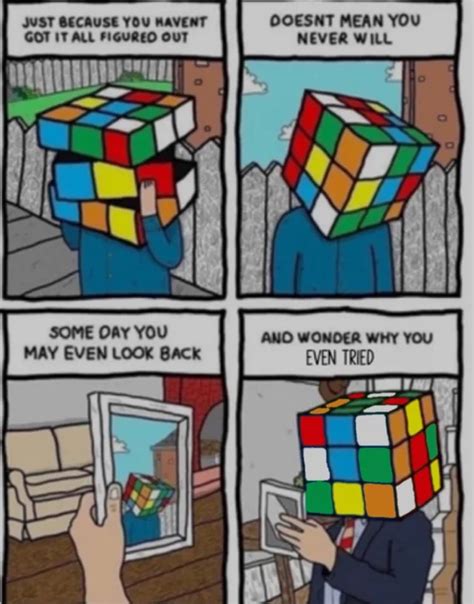 Rubiks Cube Mann Meme By Browning306 Memedroid