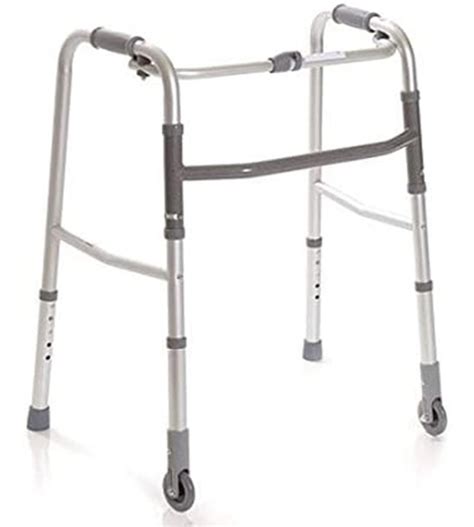 Andador Ortopédico Plegable Adulto En Aluminio Con Ruedas Mercado Libre