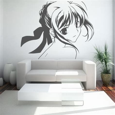 Living room bedroom dining study kid's room kitchen bathroom hallway lounge. 15 best Anime Wall Decals images on Pinterest | Anime ...