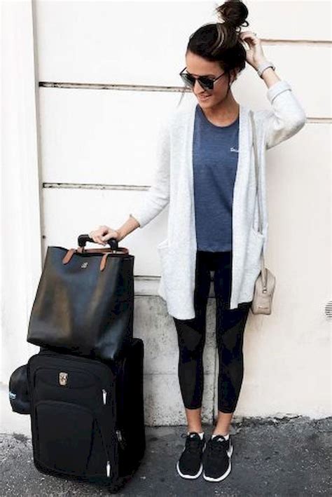 Comfy Airplane Outfits Ideas For Women BiteCloth Com Comfortable Outfits Airplane